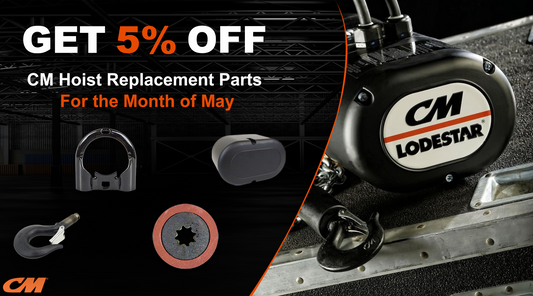Keep Your Hoist Up and Running with CM Replacement Parts – Find this article on MTN Shop US.