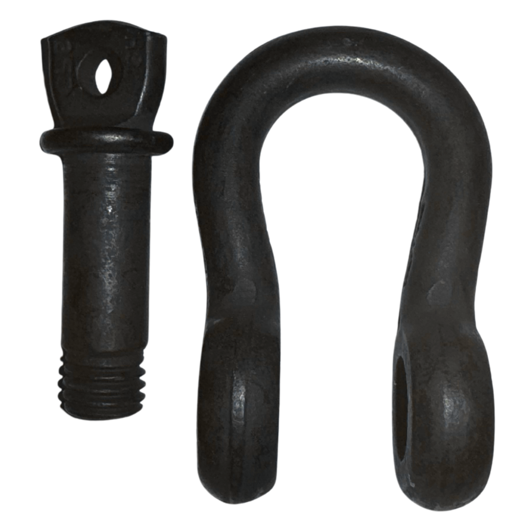 Green Pin Theatre Shackle SC large bow shackle separated from screw pin - imagen 21