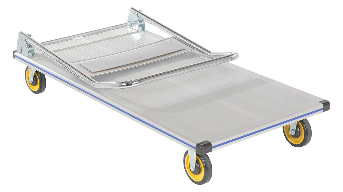 Camiones con plataforma con manija plegable de aluminio Vestil Manufacturing Corp– – Ahora disponibles en MTN Shop US. - imagen 4