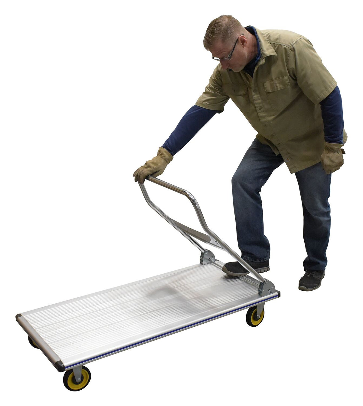 Camiones con plataforma con manija plegable de aluminio Vestil Manufacturing Corp– – Ahora disponibles en MTN Shop US. - imagen 8