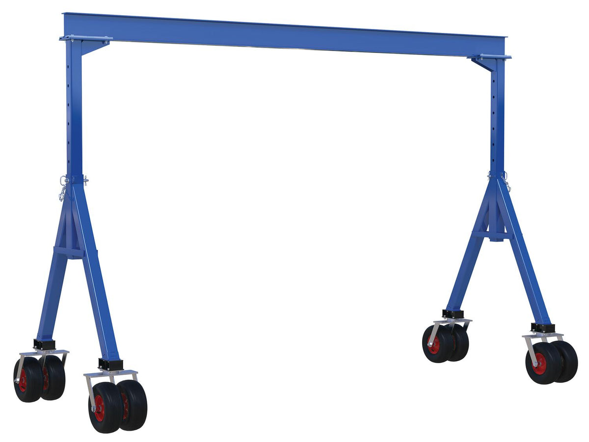 Grúas pórtico de acero ajustables de Vestil Manufacturing Corp con ruedas neumáticas: ahora disponibles en MTN Shop US. - imagen 2