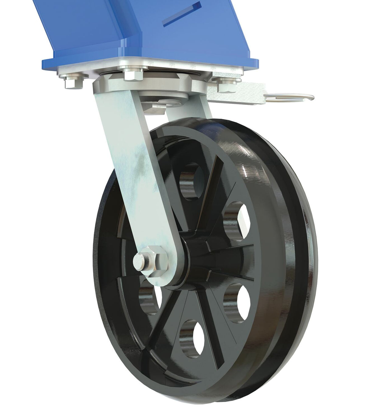 Grúas pórtico de acero ajustables de Vestil Manufacturing Corp con ruedas con ranura en V - Desmontables– – Ahora disponibles en MTN Shop US. - imagen 4