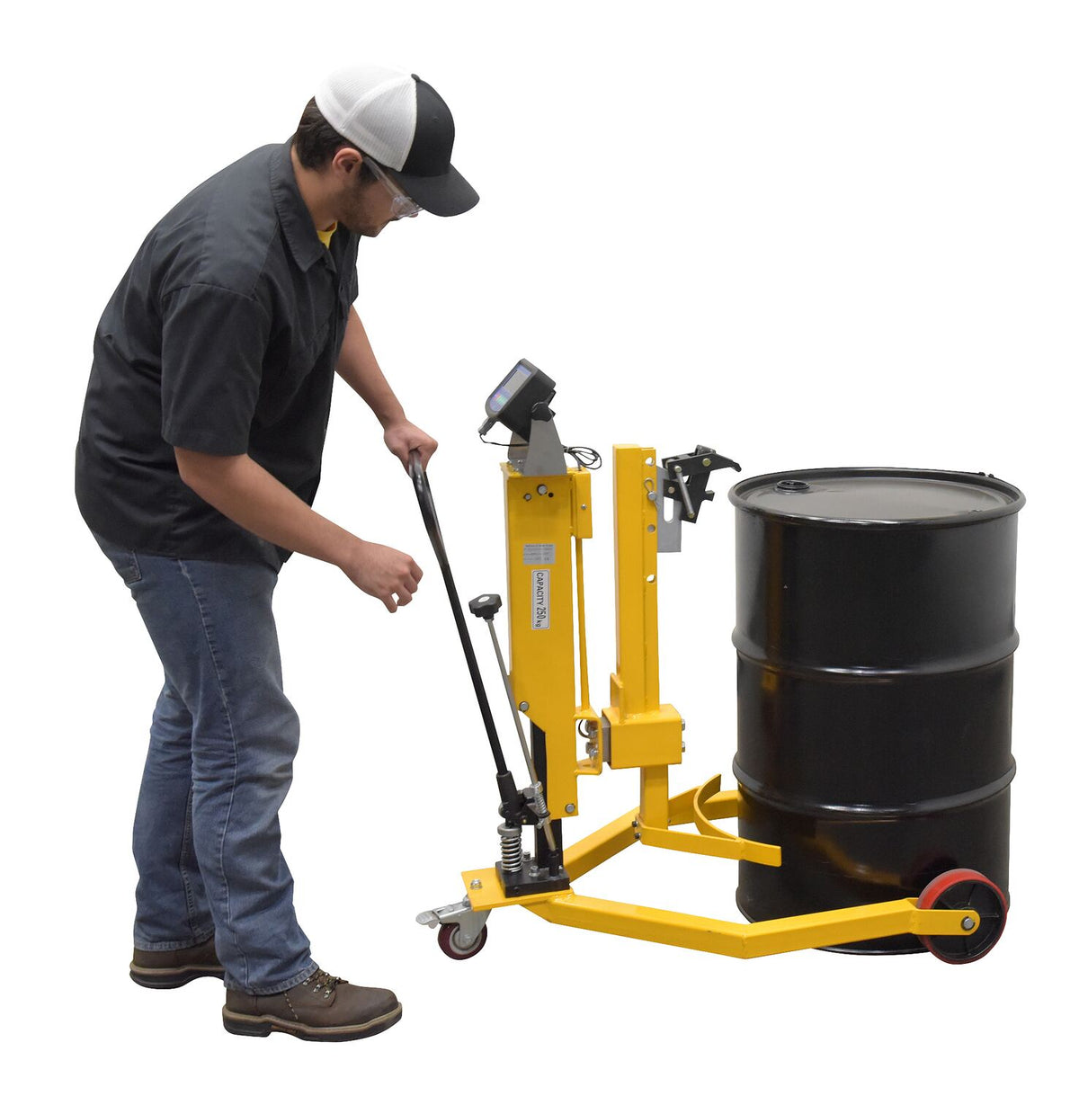 Camión de tambor ergonómico con báscula Vestil Manufacturing Corp– – Ahora disponible en MTN Shop US. - imagen 3
