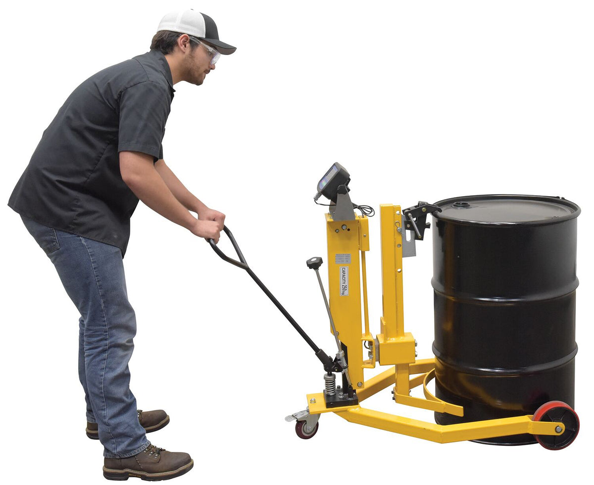 Camión de tambor ergonómico con báscula Vestil Manufacturing Corp– – Ahora disponible en MTN Shop US. - imagen 2