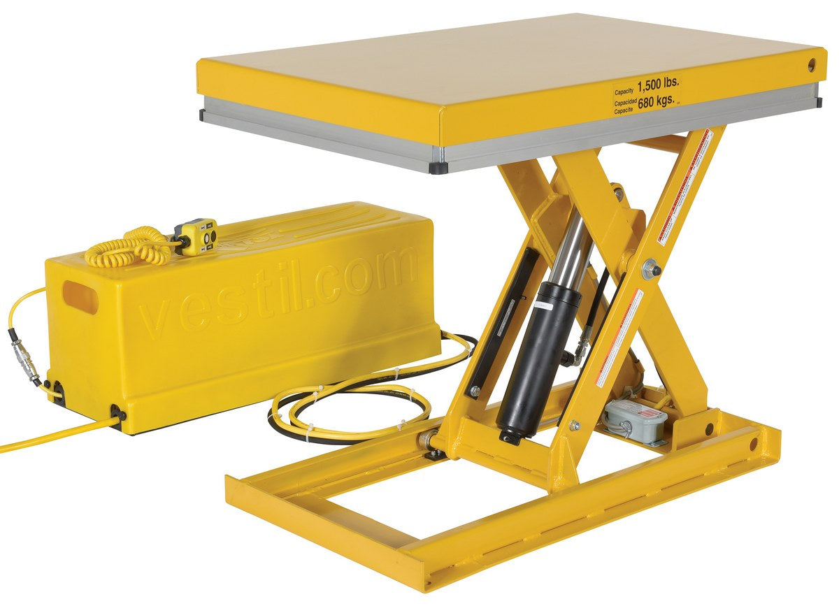 Mesas de tijera hidráulicas eléctricas para estaciones de trabajo de Vestil Manufacturing Corp– – Ahora disponibles en MTN Shop US. - imagen 2