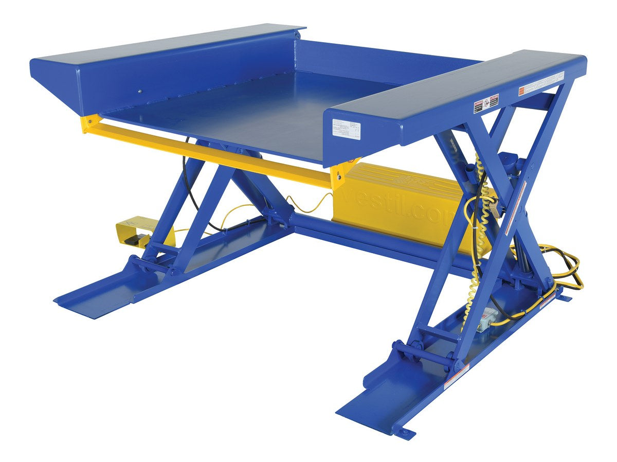 Mesas de tijera con elevación de tierra de Vestil Manufacturing Corp– – Ahora disponibles en MTN Shop US. - imagen 2