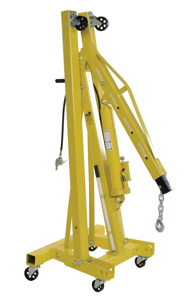 Grúa de taller hidráulica con bomba neumática/manual de Vestil Manufacturing Corp– – Ahora disponible en MTN Shop US. - imagen 3