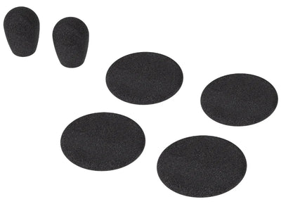 Sena Hygiene Kit for EXPAND Boom showing two foam microphone sponges and four oval foam speaker pad covers on white background