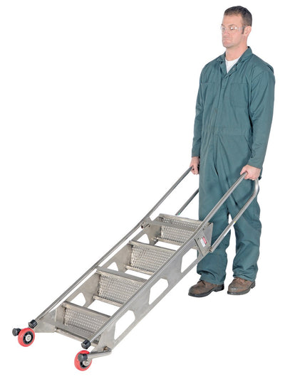 Escaleras plegables con ruedas de Vestil Manufacturing Corp– – Ahora disponibles en MTN Shop US.