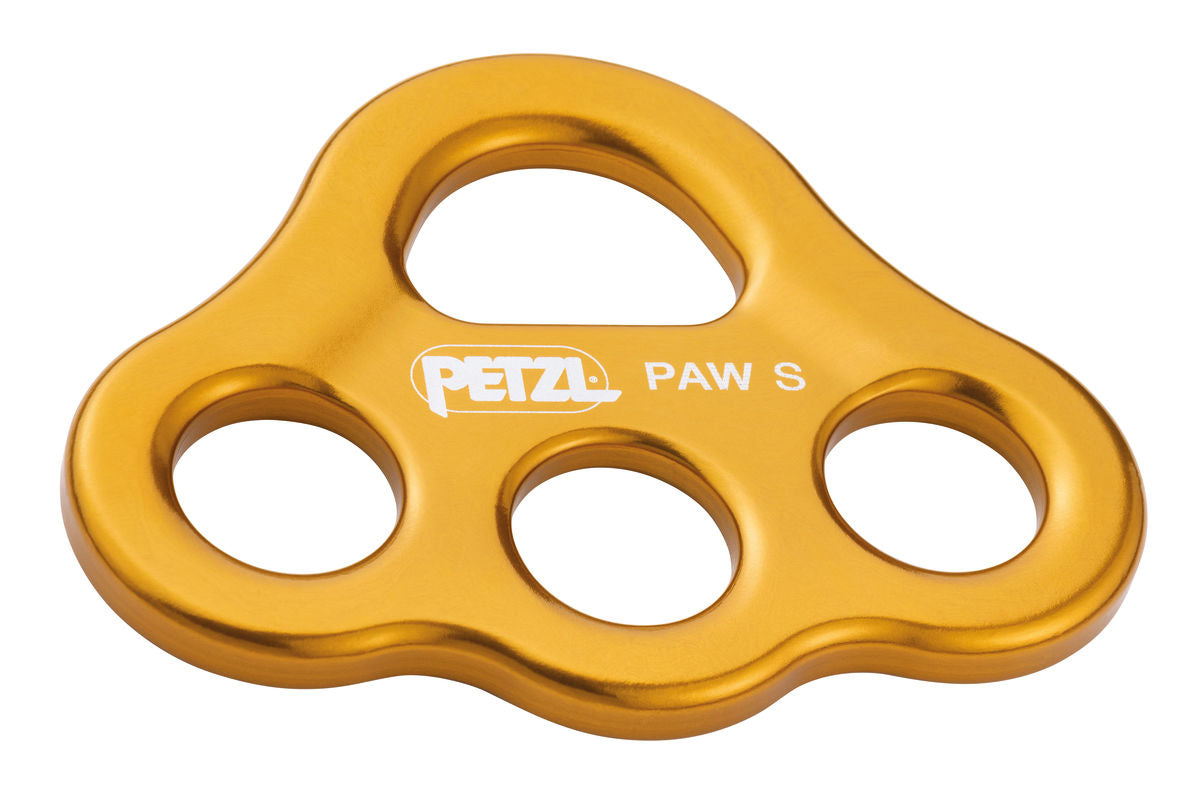 Placa Petzl Paw Rigging (táctica): disponible en tres tamaños. La placa de montaje PAW sirve para organizar la estación de trabajo y crear sistemas de anclajes múltiples. – Ahora disponible en MTN Shop US. - imagen 6
