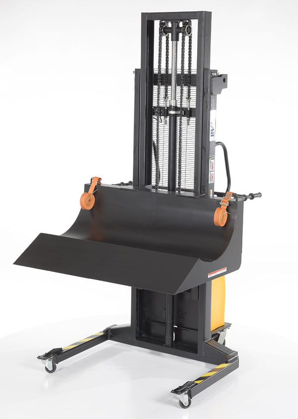 Transportador de material en rollo de Vestil Manufacturing Corp con función de elevación accionada por CC– – Ahora disponible en MTN Shop US.