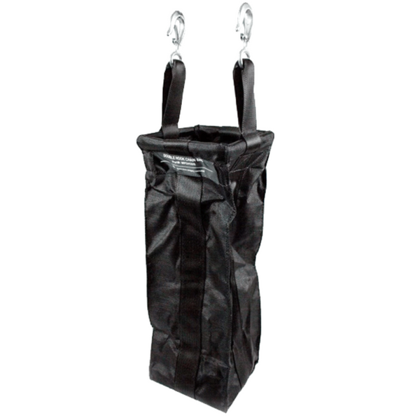 Bolsa para polipasto de cadena de doble gancho de Mountain Productions: Bolsa para polipasto de cadena de doble gancho en tamaños de 13", 16", 20", 25", 32", 36", 40". Para uso con polipastos de cadena CM Lodestar: la mejor bolsa para polipasto de cadena eléctrico disponible. Construcción duradera. – Ahora disponible en MTN Shop EE. UU.