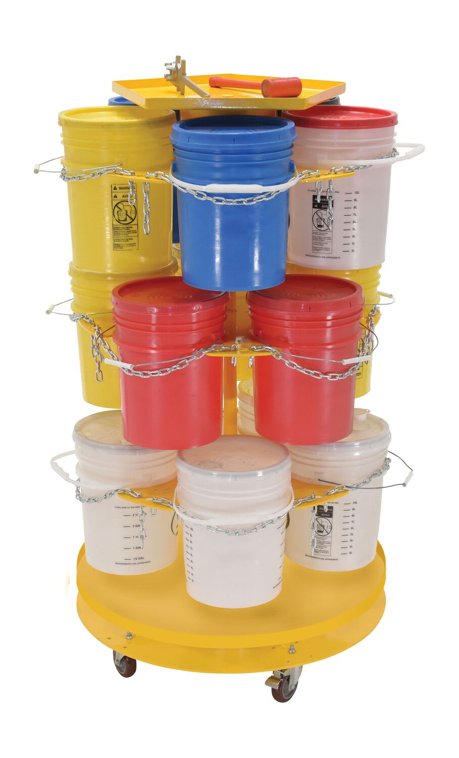 Vestil Manufacturing Corp Pail Carousel Racks– – Now available at MTN Shop US.