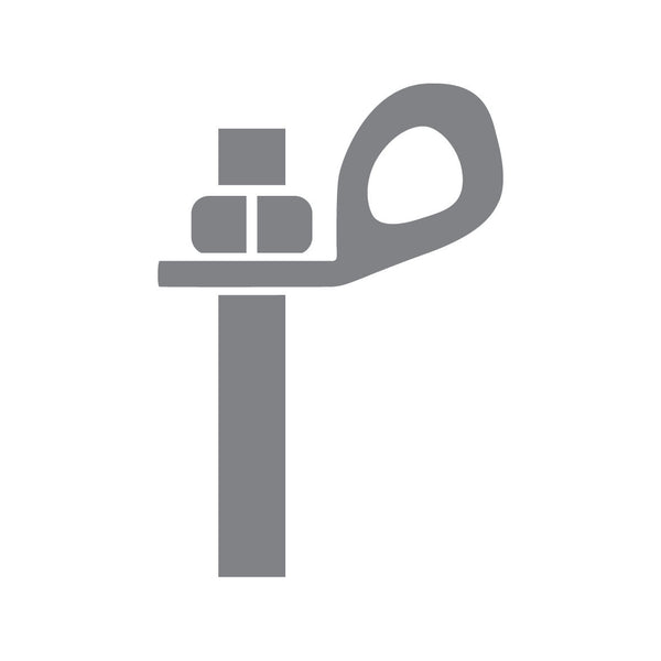 Perno de anclaje de acero para perchas Petzl