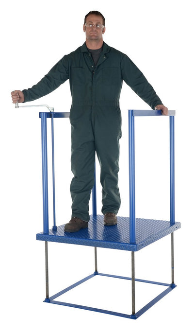 Plataformas de trabajo Posi-Crank de Vestil Manufacturing Corp– – Ahora disponibles en MTN Shop US.
