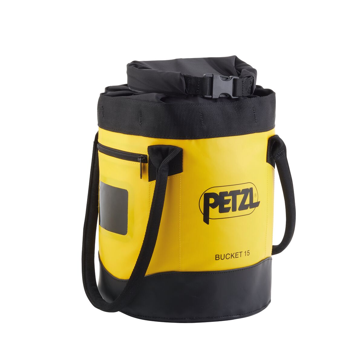Yellow Petzl Bucket 15L gear bag