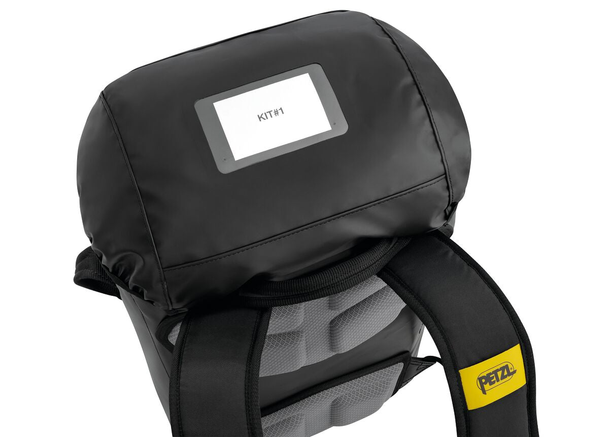 Mochila espeleología duradera Petzl Transport 30L amarilla - imagen 6