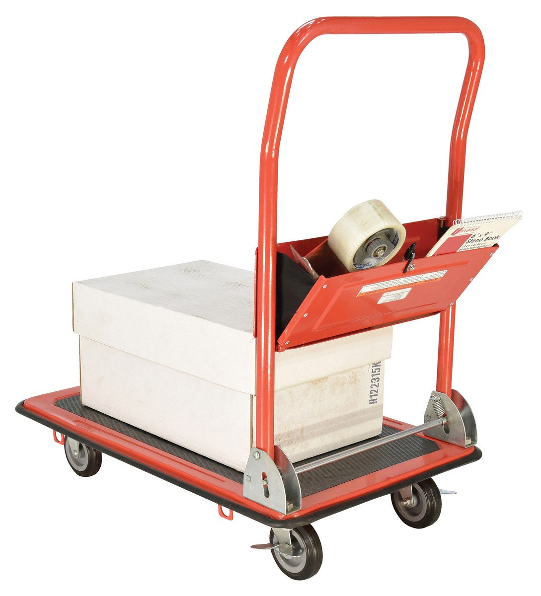 Camión con plataforma con manija plegable de acero Vestil Manufacturing Corp– – Ahora disponible en MTN Shop US. - imagen 7