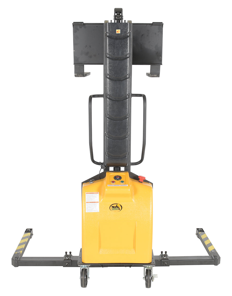 Apiladores de mástil estrecho de Vestil Manufacturing Corp con elevación motorizada– – Ahora disponibles en MTN Shop US. - imagen 3