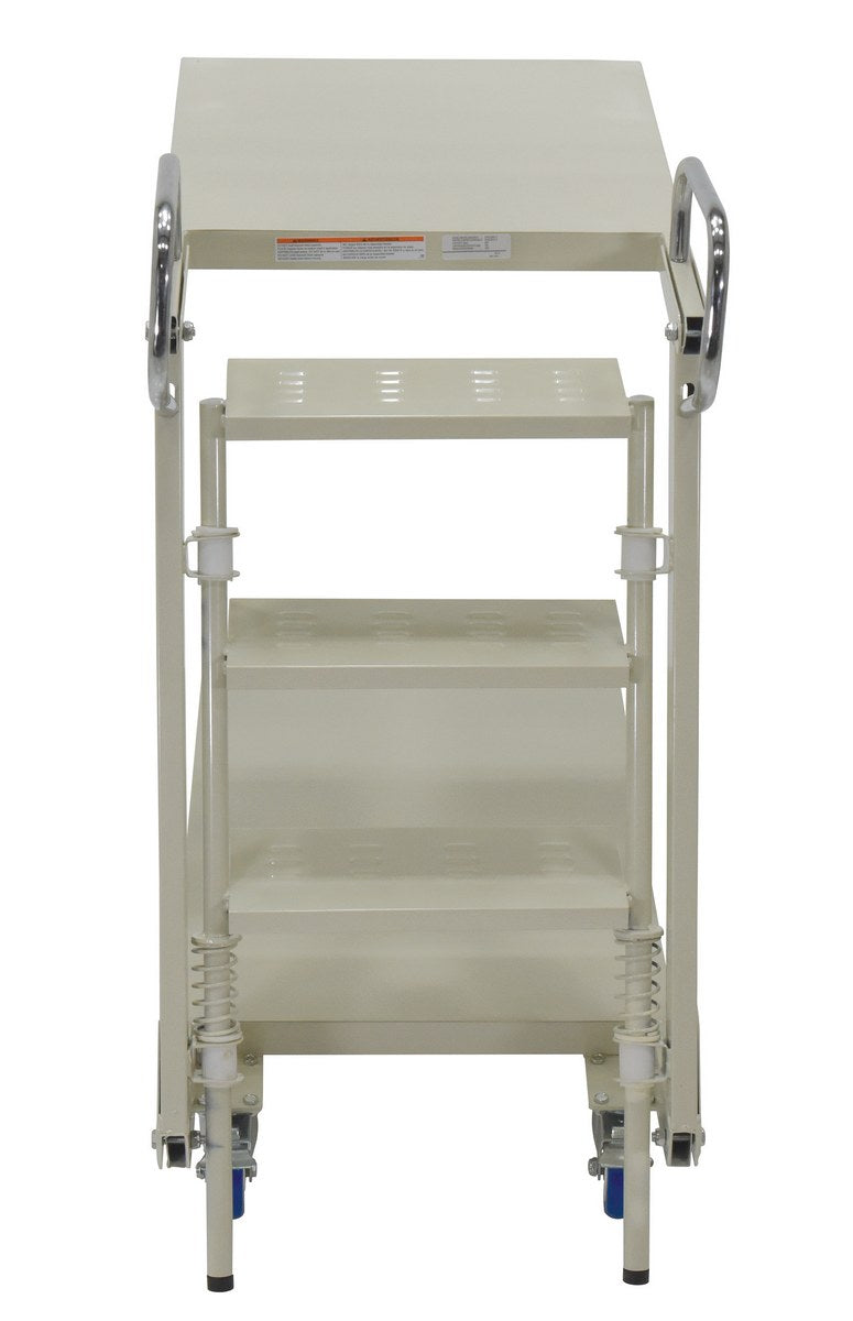 Camión recolector de existencias en voladizo de acero Vestil Manufacturing Corp– – Ahora disponible en MTN Shop US. - imagen 4