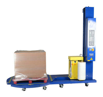 Máquina de envoltura estirable automática de alto rendimiento y servicio mediano de Vestil Manufacturing Corp– – Ahora disponible en MTN Shop US.