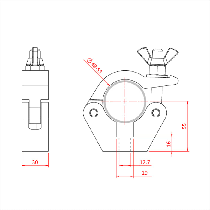 Medio acoplador Doughty Slimline Doughty - imagen 3
