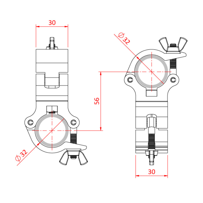 Acoplador giratorio Atom de 32 mm Doughty - imagen 3