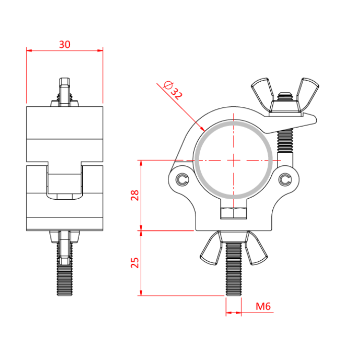 Abrazadera de gancho Doughty Atom - imagen 3