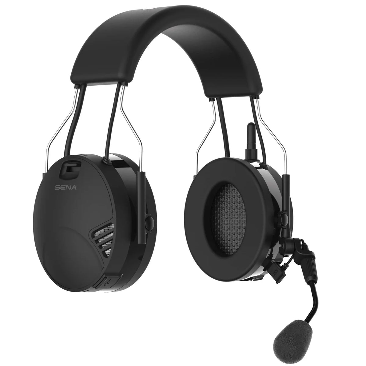 Sena Tufftalk earmuff headset – angled view - imagen 4