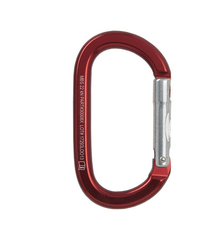 CMC Aluminium Oval Mosquener, mosquetón de bloqueo ovalado de aluminio para aparejos