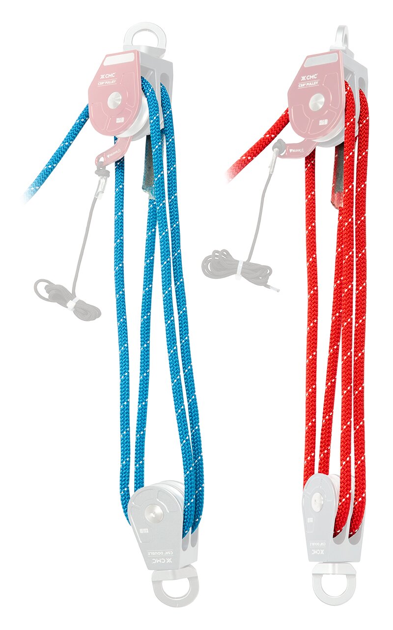 CMC CSR2 Rope Kit, pre-rigged rope kit in a rope bag, detail view - imagen 3