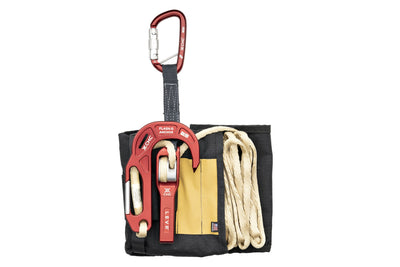 CMC LEVR Escape System, sistema de escape para bomberos con descensor y línea, SKU 500365, vista detallada