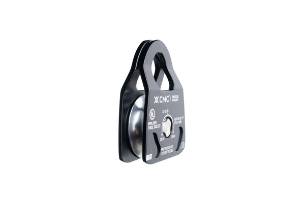 CMC Rescue Pulleys, aluminium rescue pulley with swinging side plates, SKU 300301