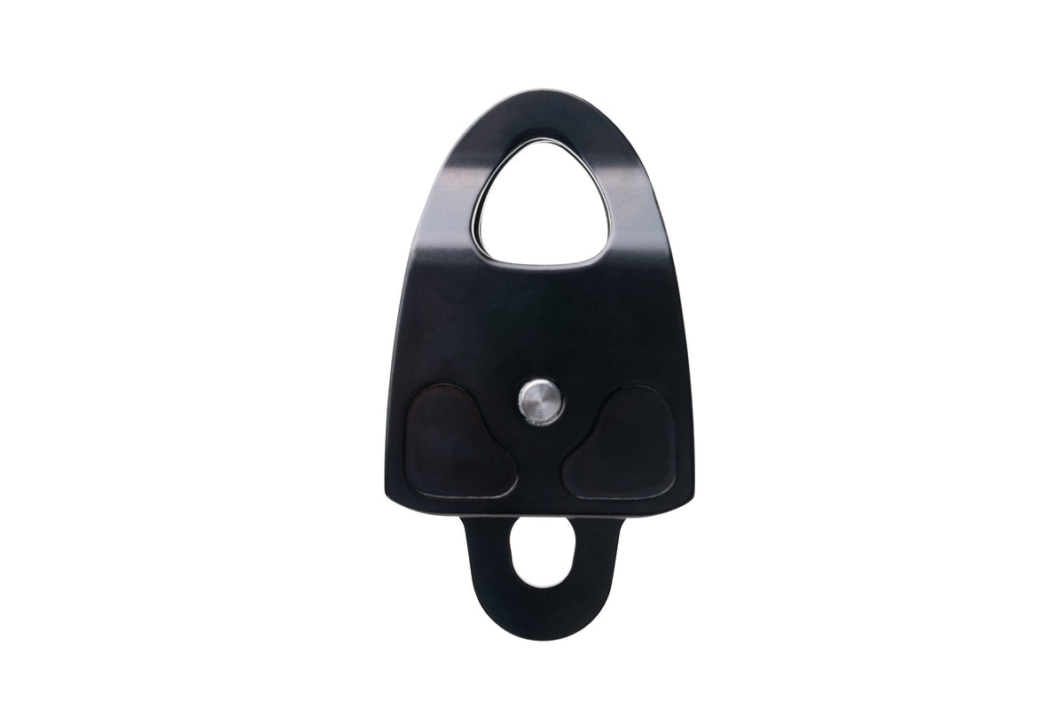 CMC Rescue Pulleys, aluminium rescue pulley with swinging side plates, SKU 300302, close-up detail - imagen 6