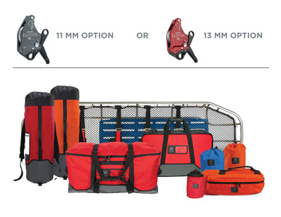 CMC Rope Rescue Rigging Kit, equipo de aparejo de rescate con cuerdas para equipo con herrajes y cuerda