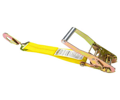 Ancla de cadena con extremo fijo únicamente con amarre para abrazar carga con trinquete