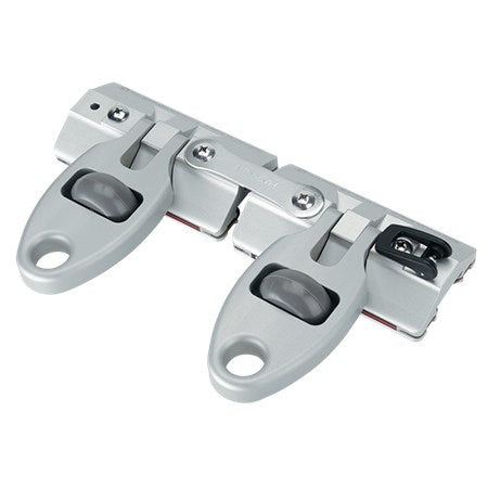Conjunto de 2 carros con riel de acceso Harken R27 - Palanca de rueda, anodizado transparente– – Ahora disponible en MTN Shop EE. UU.