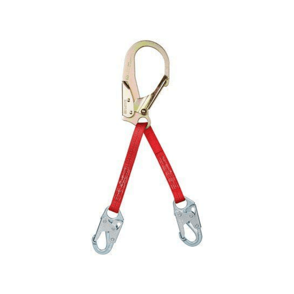 Cordón de posicionamiento/barra de refuerzo PROTECTA® PRO™ de 3M™ con ganchos de seguridad y gancho de barra de acero autoblocantes