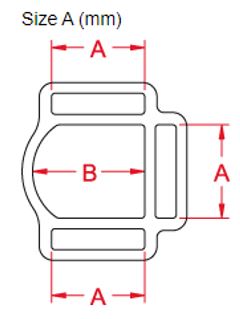 Dimensiones del anillo Kong 3 luces - imagen 2