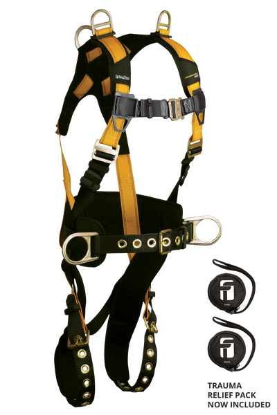Steel 5D Construction Retrieval Full Body Harness