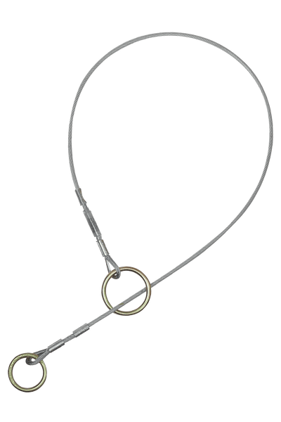 Anclaje de eslinga con cable de acero galvanizado recubierto de vinilo