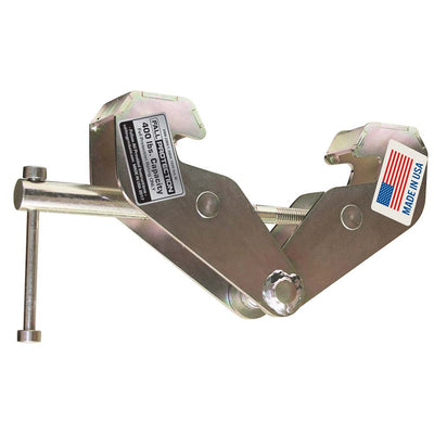 OZ Lifting USA Fall Protection Beam Clamp– The Oz Lifting USA beam clamp is engineered for use with manual or powered hoists to secure beams for lifting. The clamp is made with an all-steel fully-welded construction and allows for super-quick attachment to most I-beams. The clamps have all been individually tested and are available in 1 ton, 2 ton, 3 ton, 5 ton and 10 ton lifting capacities. – Now available at MTN Shop US.