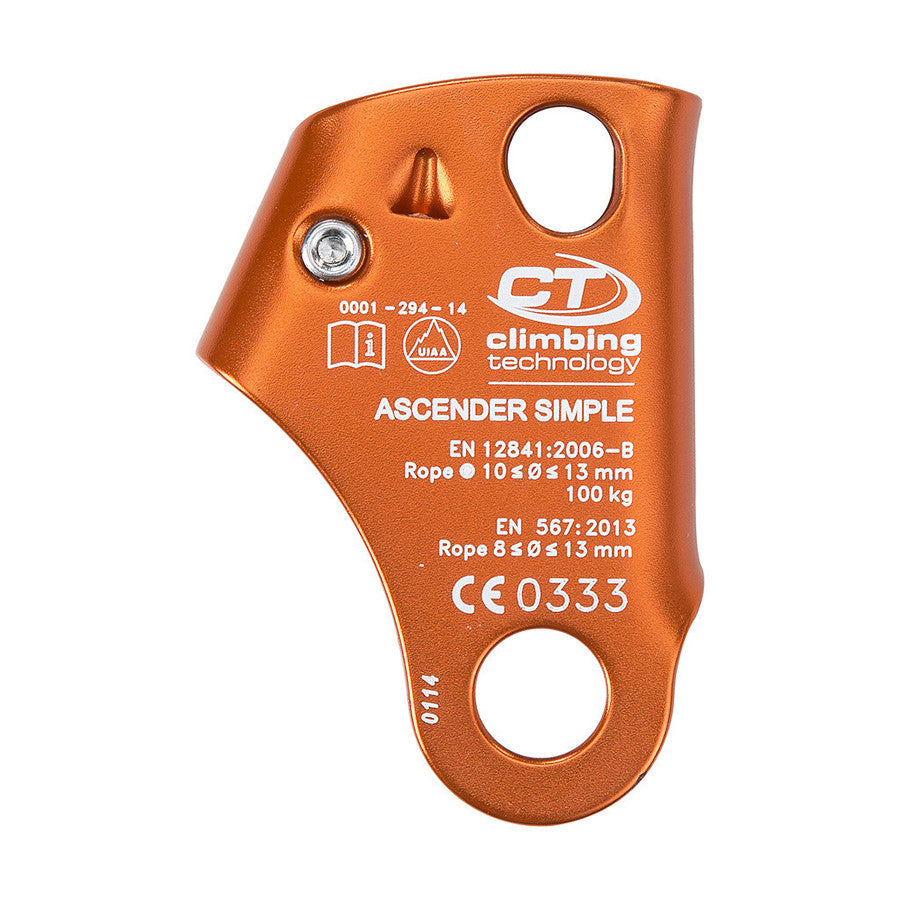 Ascensor simple de PMI Climbing Technology: el ascendedor simple de PMI Climbing Technology es un bloqueador de cuerda para diestros, de aleación ligera y de usos múltiples para escalar con cuerda de manera eficiente. Leva de acero para uso con una sola mano. CE EN 567, EN 12841-B: ahora disponible en MTN Shop EE. UU. - imagen 2