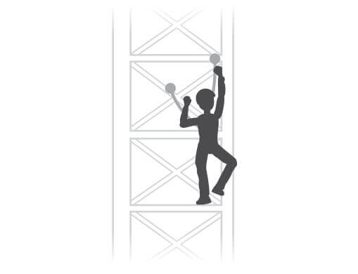 Petzl ABSORBICA-Y Lanyard - 2 arms Allow for Continuous Protection