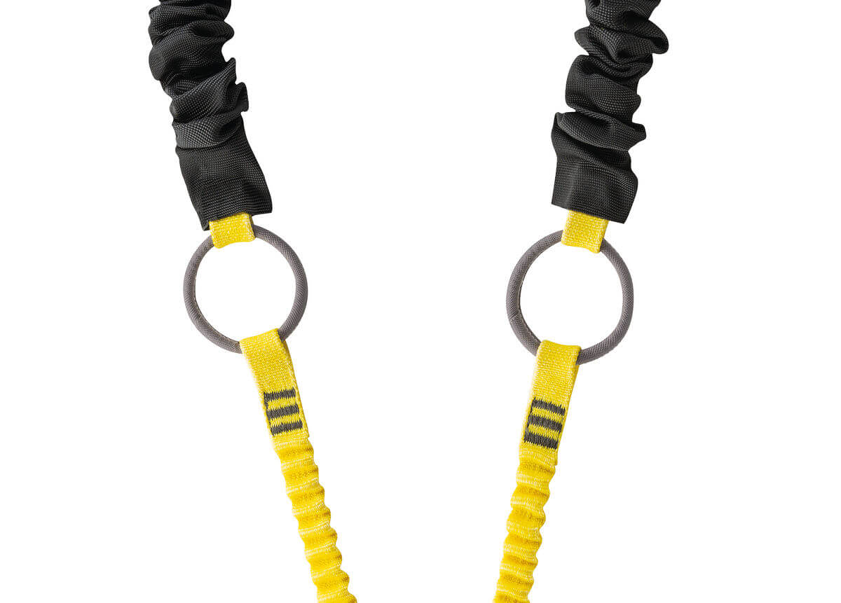 Petzl ABSORBICA-Y TIE-BACK Lanyard - Intermediate Rings