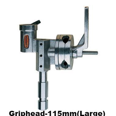Doughty Griphead– British manufactured lighting support. The Griphead features an offset receiver. The conical clamping system enables items of irregular shape to be clamped securely. Both sizes are available in polished or black finishes. – Now available at MTN Shop US.