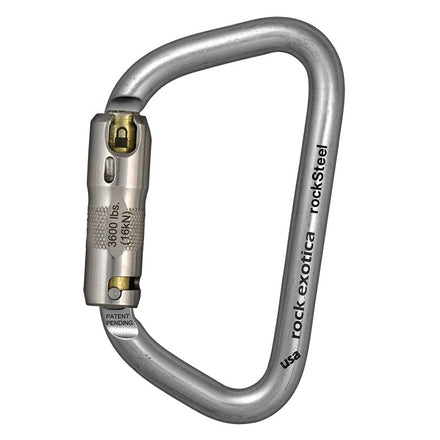 Rock Exotica rockSteel Mosquetón con bloqueo automático