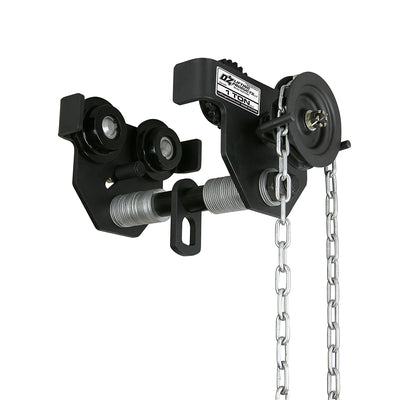 OZ Lifting Geared Beam Trolley– The Oz Lifting geared beam trolley is designed for use with manual or powered hoists to shift loads across a lateral plane with gearing for positive load positioning. The trolley is available with lifting capacities ranging from 1 ton to 30 tons. The trolley has a lightweight and robust construction that is both maneuverable and durable. – Now available at MTN Shop US.