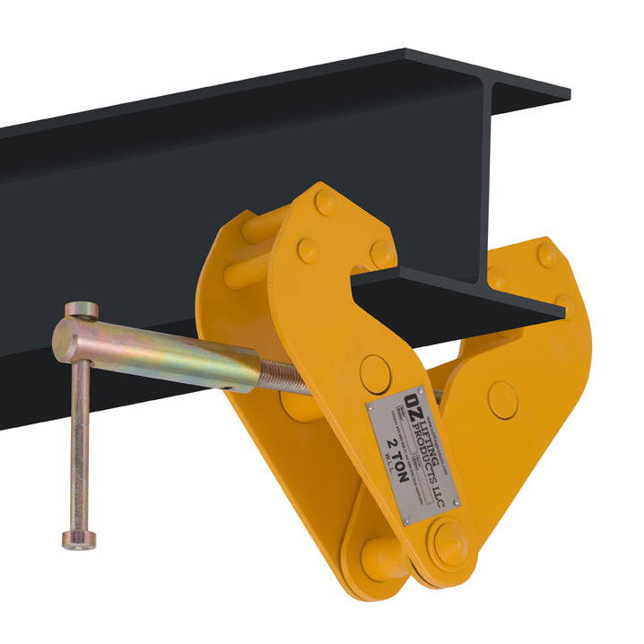 OZ Lifting Beam Clamps– The Oz Lifting beam clamps can quickly and securely fasten onto most I-beams to support weight ranging from 1 ton to 10 tons. The robust clamp is fully-welded with an all-steel construction making it highly durable and dependable. – Now available at MTN Shop US.