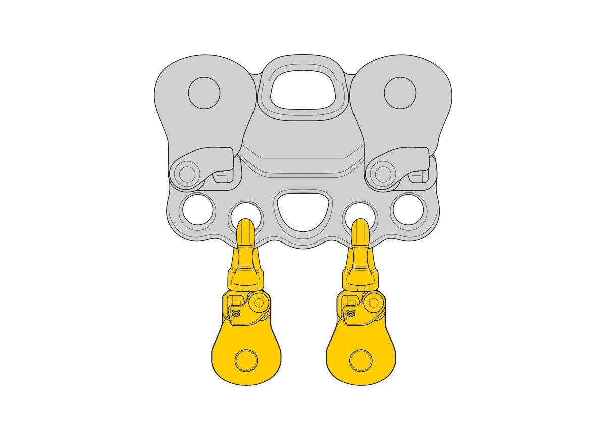 Petzl Spin S1 Open Pulley with Gated Swivel – he Petz spin S1 open pulley is a highly efficient and compact single pulley with a gated swivel. The S1 has been engineered for maximum simplicity when setting up a haul or load deviation and can be opened even when attached to an anchor. The pulley is compact and lightweight which makes it an excellent tool for technical rescues and work with tensioned highlines. The smooth sheave has sealed balled bearings and is very efficient. The swivel makes it simple to o